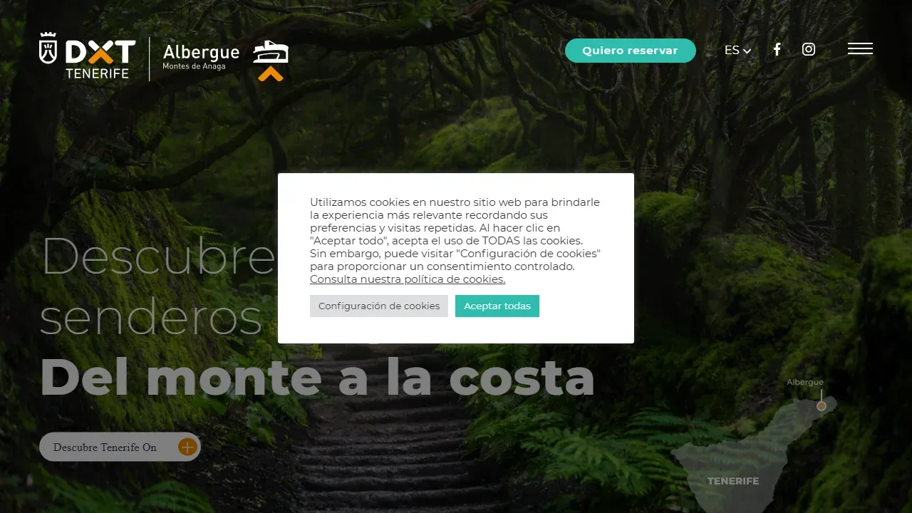 Albergue de Anaga - IDECO Cabildo de Tenerife - SEO Turismo Rural