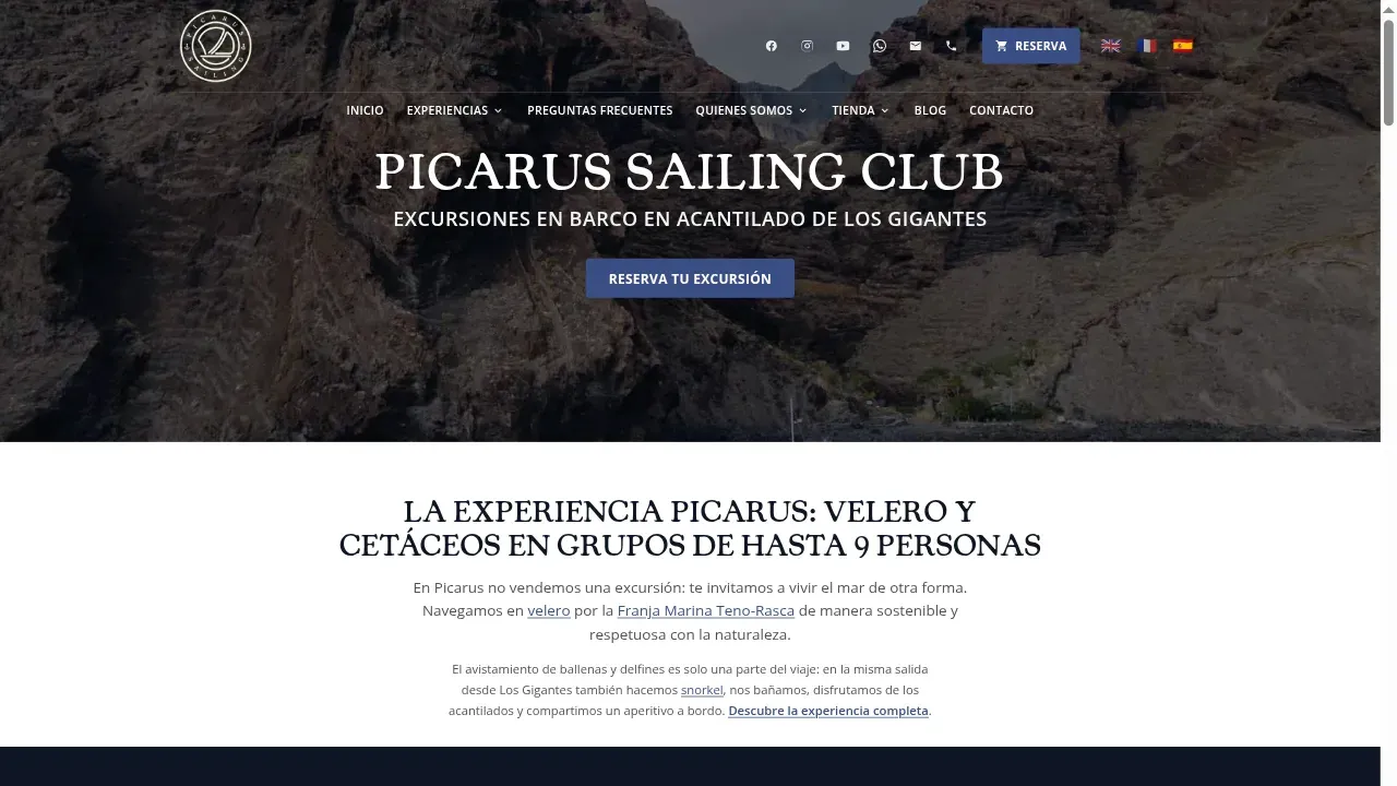 Picarus Sailing Club — caso